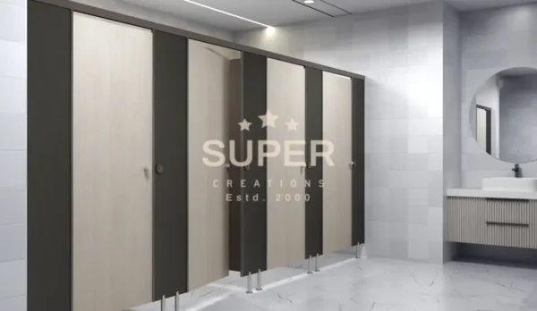 Modern Toilet Cubicle with Fireproof Partitions