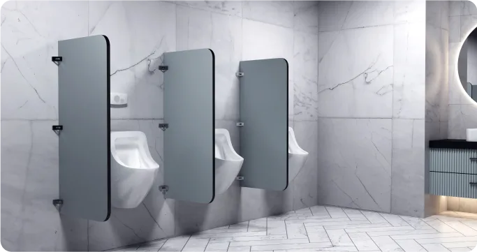 hpl board urinal partitons